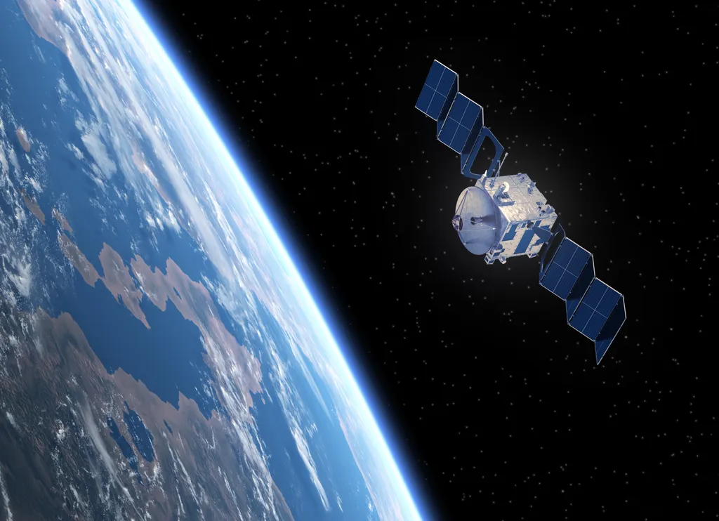 satélites, órbita, espaço