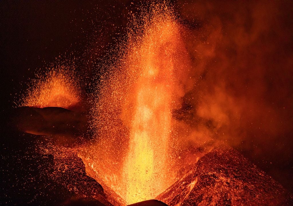 Cuántas erupciones volcánicas se producen cada día