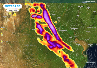 Cuenta regresiva para el cambio de tiempo: tormentas fuertes a severas, y marcado descenso térmico en Argentina