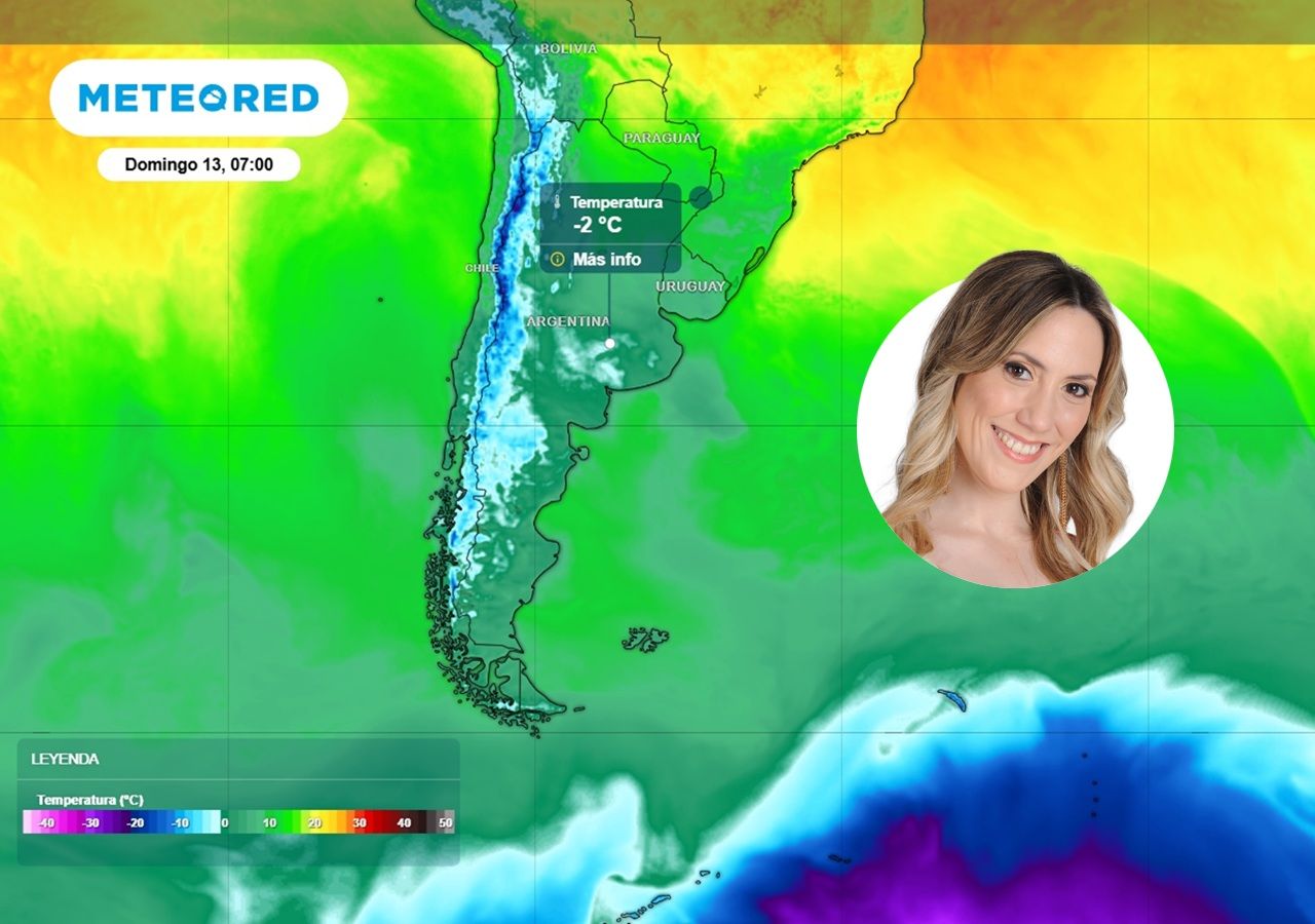 Nuevo impacto de aire polar sobre Argentina en este segundo fin de semana de septiembre.