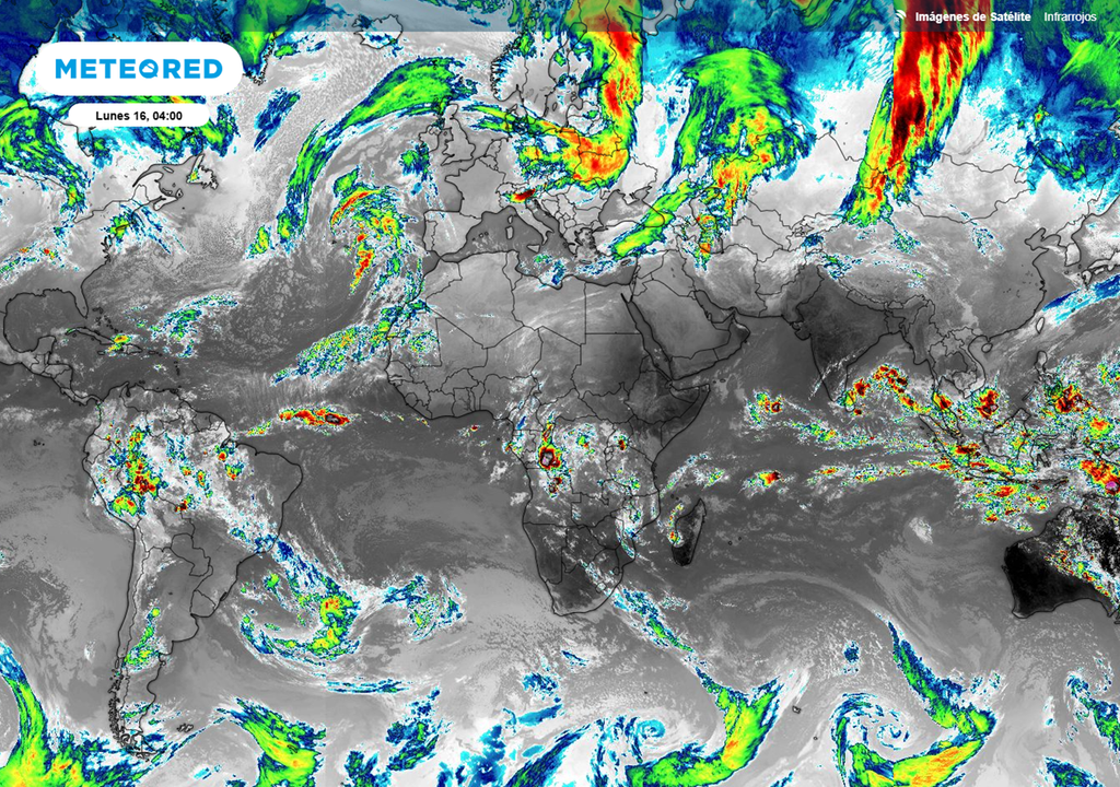 imagen satelital del planeta imagen satelital del planeta