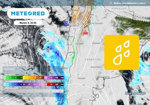 Cuenta regresiva para la lluvia en Santiago: los modelos ya apuntan a este d&iacute;a