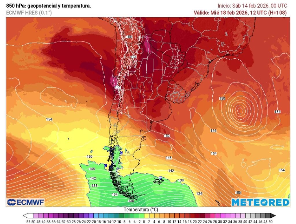 Dorsal cálida El calor más intenso se concentrará en zonas del centro norte del país, incluyendo la Región Metropolitana.