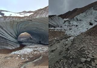 Adiós a la Cueva del Jimbo: ¿qué pasó con el imponente túnel de hielo del Parque Nacional Tierra del Fuego?