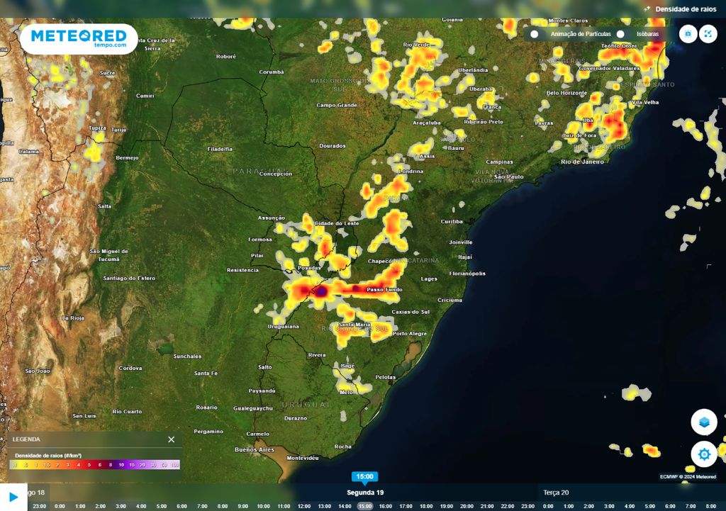 alerta de tempestades