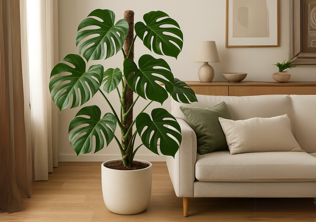 La Monstera deliciosa es una planta tropical muy popular en Chile.