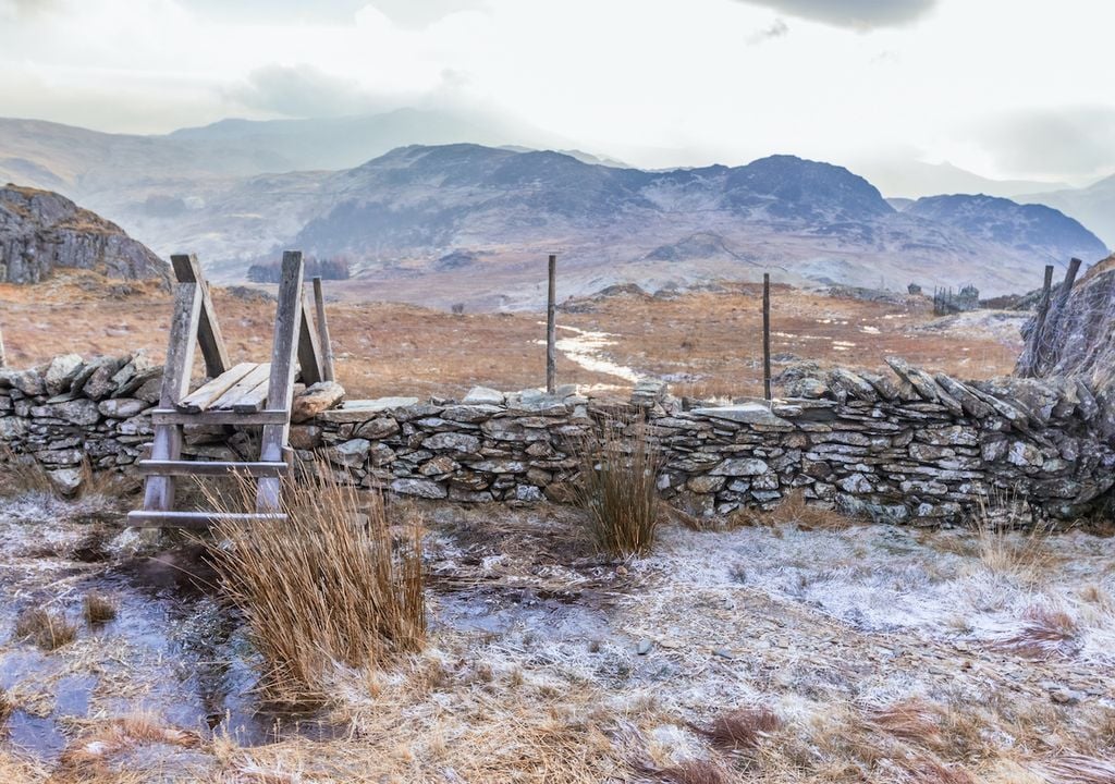 Weekend snow, Lake District.