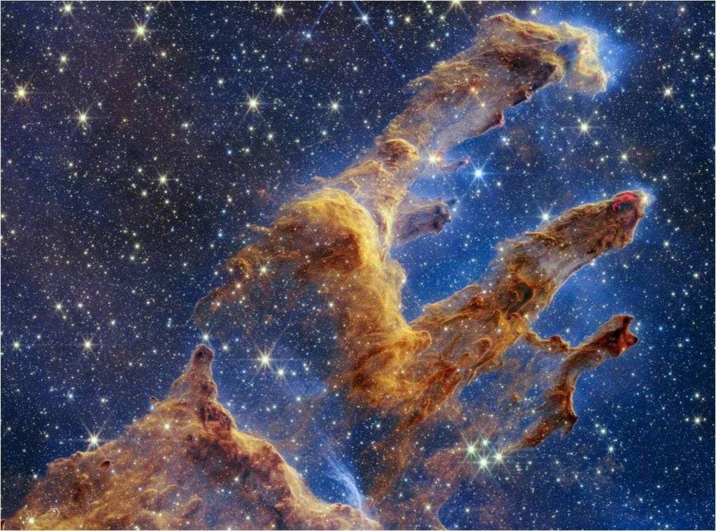 ‘Pilares da Criação’, telescópio James Webb
