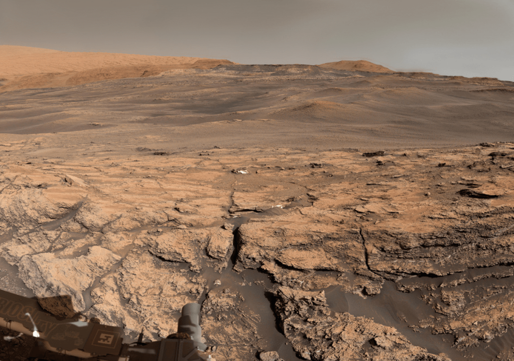 Hace unos 4.000 millones de años, Marte tenía una atmósfera mucho más densa y rica en CO₂. Imagen: Nasa. Hace unos 4.000 millones de años, Marte tenía una atmósfera mucho más densa y rica en CO₂. Imagen: Nasa.