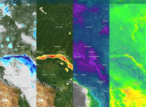 Curioso 'Arco de Tempestades' deixa em alerta 4 estados entre o Norte e Centro-Oeste