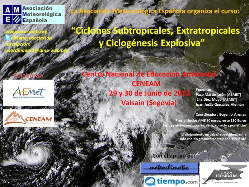 Curso: Ciclones Subtropicales, Extratropicales Y Ciclogénesis Explosivas