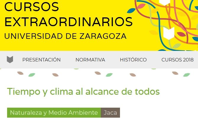 Curso De Verano: Tiempo Y Clima Al Alcance De Todos