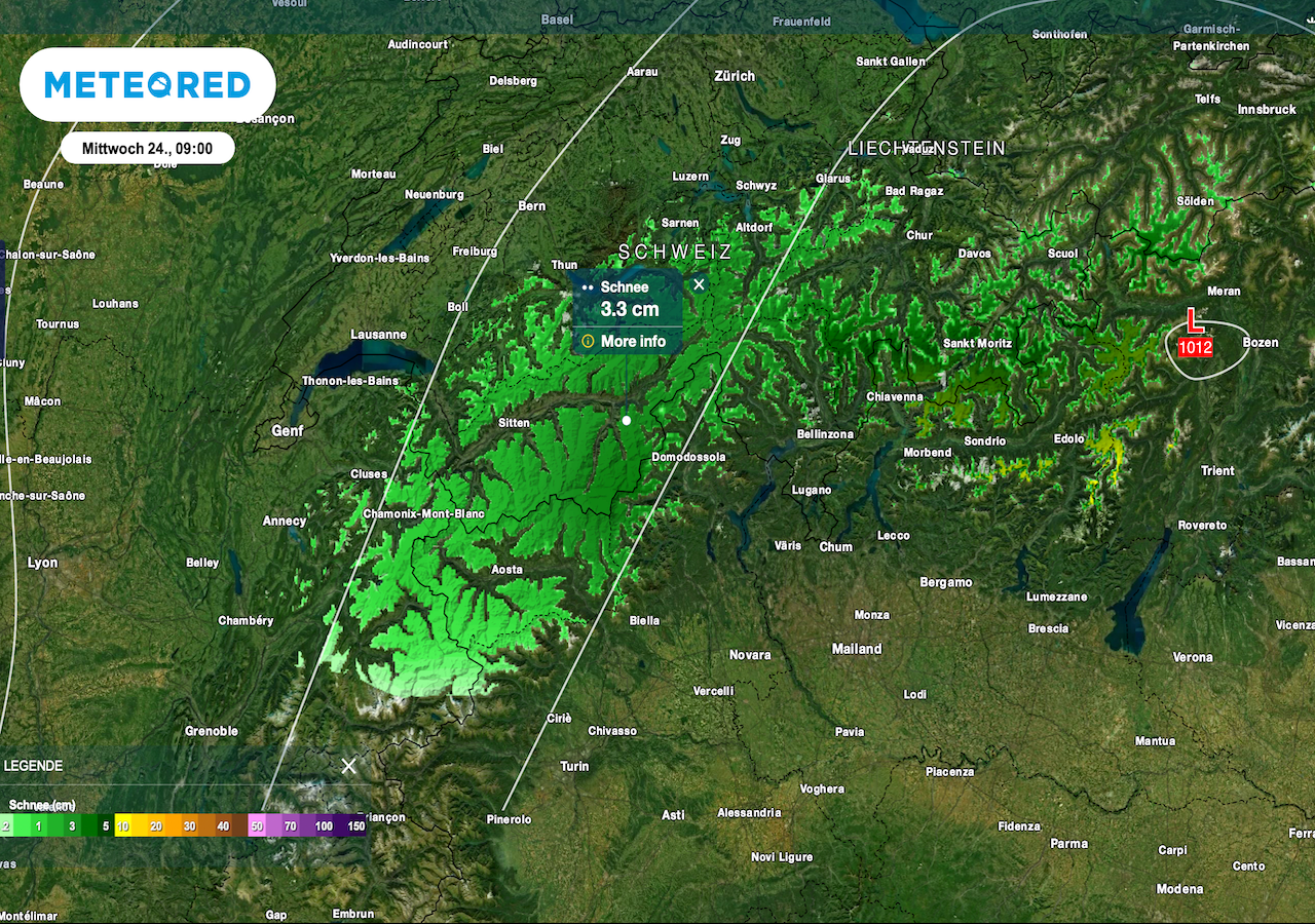 Cut-Off-Tief bringt diese Woche Regen, Gewitter und erste Schneeflocken in den Alpen – Herbstwetter mit Unwetterpotenzial erwartet.