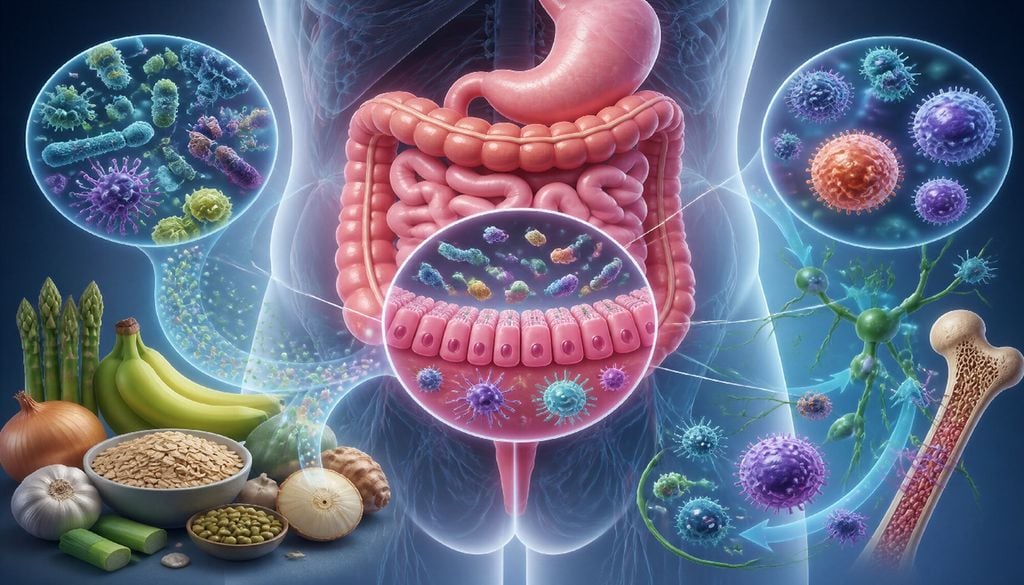 microbiota intestinal Compreender a relação entre microbiota, metabolismo e comportamento poderá abrir novas linhas de investigação, embora ainda não haja tratamentos baseados nesses resultados. Imagem gerada por IA: Adobe Stock