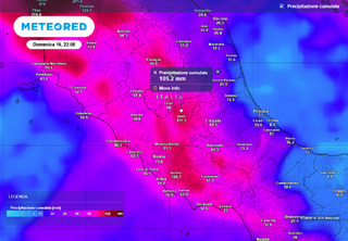 Da domani forte maltempo su Roma, Meteored conferma i giorni e le ore più critiche: più di 100 mm nel Lazio