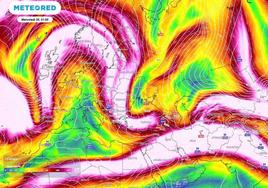 La chiave di questa evoluzione è nell'ondulazione della corrente a getto polare, che si sta progressivamente spostando verso nord. Questo movimento frenerà l'arrivo di perturbazioni fredde dal Nord Atlantico.