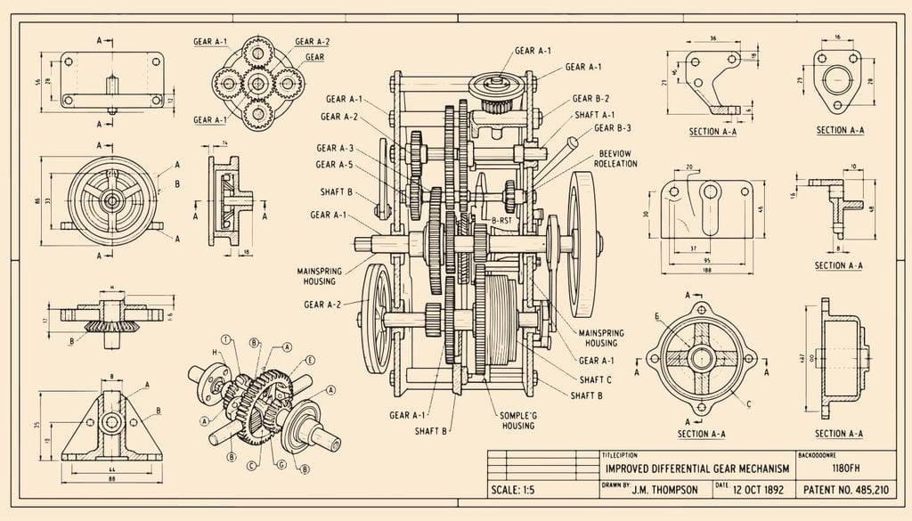 Babbel. Una rappresentazione grafica della macchina ideata da Babbage. Ogni ruota rappresentava una cifra da 0 a 9. La macchina non doveva solo calcolare, ma anche imprimere i risultati direttamente su lastre di rame per la stampa, azzerando anche gli errori di trascrizione dei tipografi.