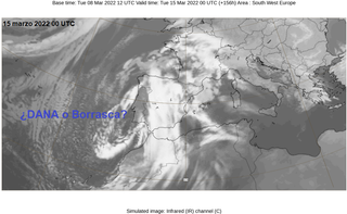 ¿Dana o borrasca para el 13-15 de marzo de 2022?