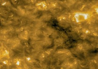 Space cameras snap close-ups of the Sun