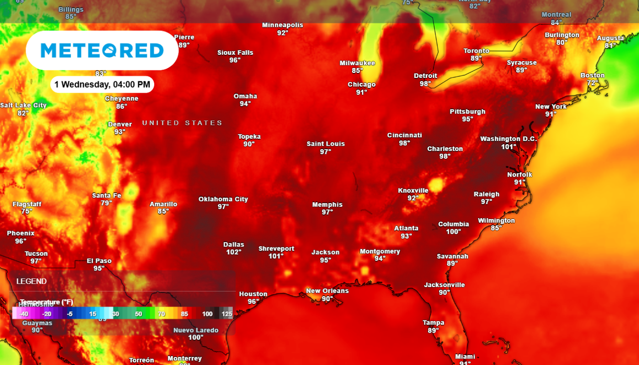 Dangerous, extreme heat will impact millions in the Central and Eastern ...