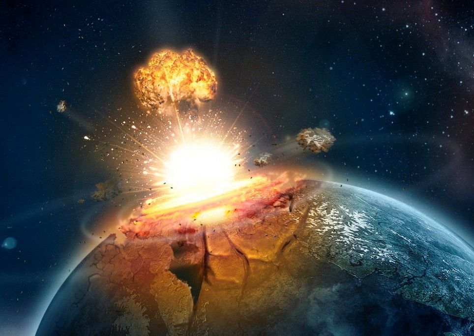 Das Aussterben der Dinosaurier - Meteoriteneinschlag
