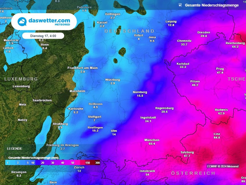 bayern, sachsen, regen