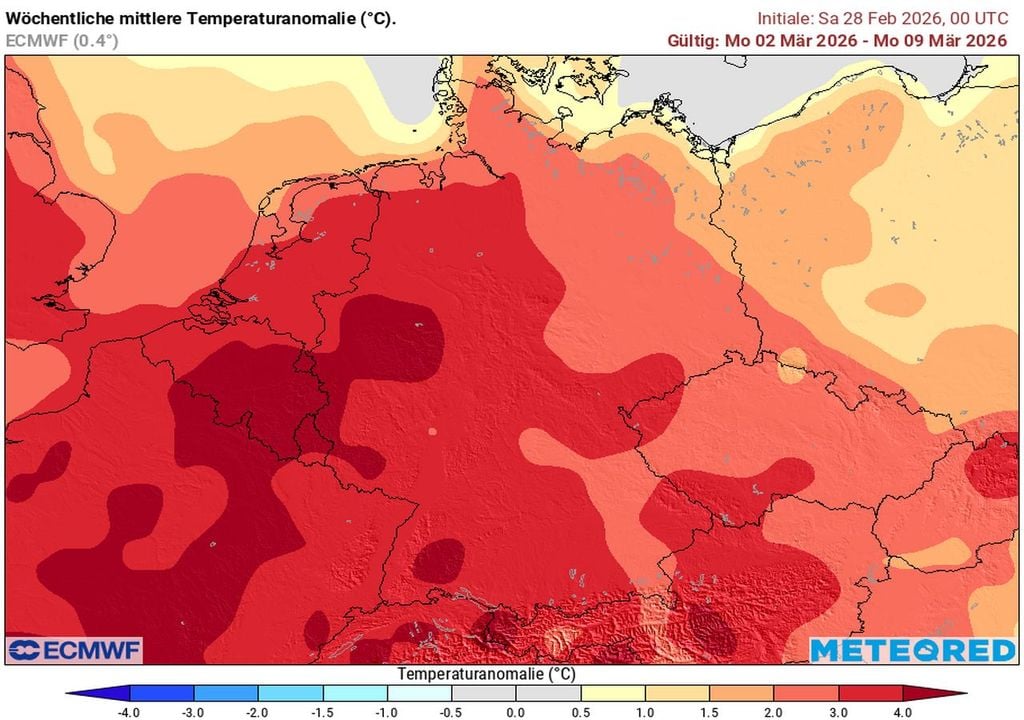 Der März ist sehr warm gestartet. Die Temperaturen sind in der ersten Woche total überdurchschnittlich.