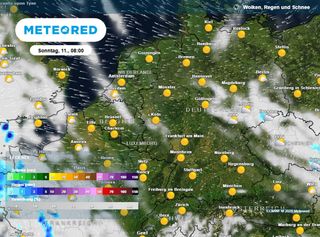 Das Wetter am Muttertag in Deutschland: 