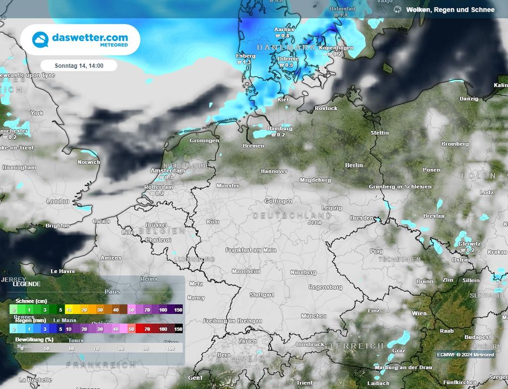 Das Wetter am Wochenende in Deutschland: Wo gibt es Regen, wo bleibt es ...