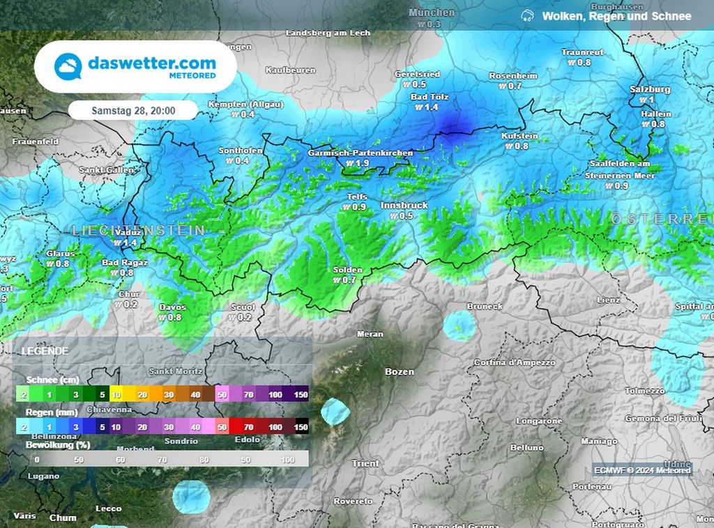 schnee, regen, alpen schnee, regen, alpen