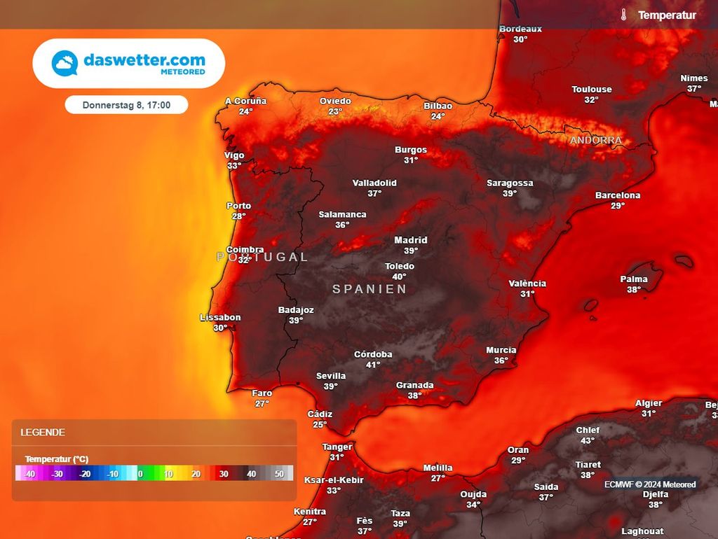 extremhitze, spanien, sommer extremhitze, spanien, sommer