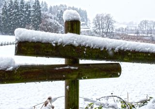 Das Wochenende wird kalt mit Schneefall und Eisregen!