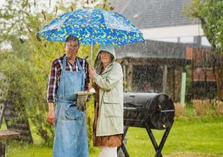 Weekendweer in Duitsland: De zomer is stormachtig in deze gebieden en meteoorkaarten laten zware regenval zien. 