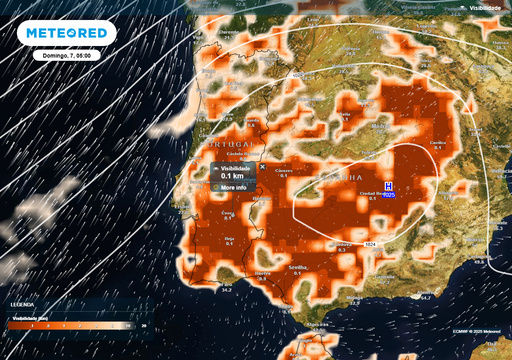 Davide traz chuva e agitação marítima, mas atenção: fim de semana prolongado com nevoeiro nestas zonas de Portugal
