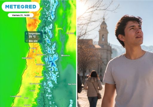 De 0 a 25 &deg;C en pocos d&iacute;as: la zona central de Chile pasar&aacute; del fr&iacute;o matinal a un fuerte repunte t&eacute;rmico