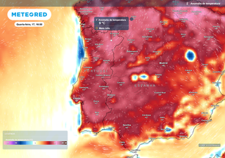 De 15 a 22 de junho: o mapa da nova anomalia t&eacute;rmica em Portugal que est&aacute; a ser monitorizado pelos especialistas