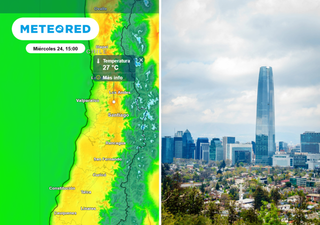 De 27 °C a chubascos y frío: la próxima semana el tiempo dará un vuelco en la Región Metropolitana