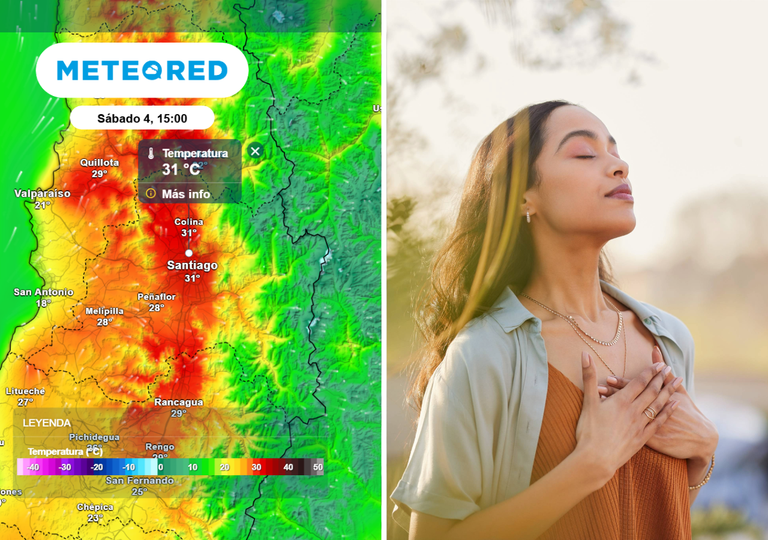 &ldquo;De 31 &deg;C al desplome en Santiago&rdquo;: giro brusco marcar&aacute; el fin de semana largo en la Regi&oacute;n Metropolitana