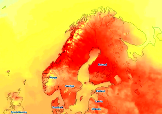 De los 50 ºC de Turquía a los 30 ºC medidos sucesivamente durante 13 días en la región ártica de Noruega