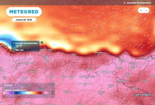 De 6 a 8 &deg;C m&aacute;s: ma&ntilde;ana habr&aacute; un subid&oacute;n de temperaturas en las comunidades cant&aacute;bricas