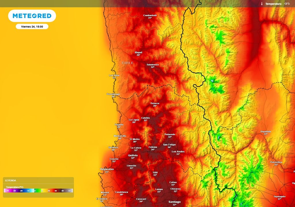 mapa de temperaturas previstas mapa de temperaturas previstas