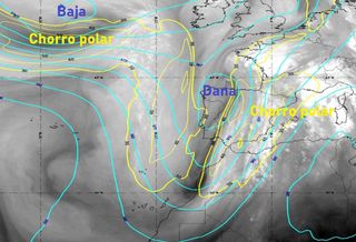 De dana a borrasca atlántica por el noroeste