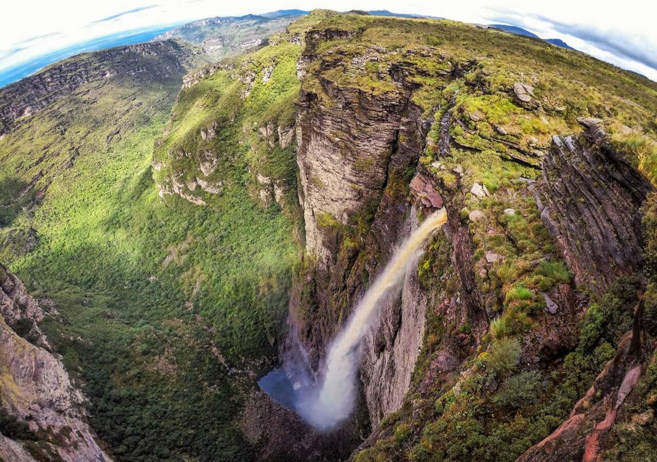 É a segunda maior cascata do Brasil. Foto: Wikimedia