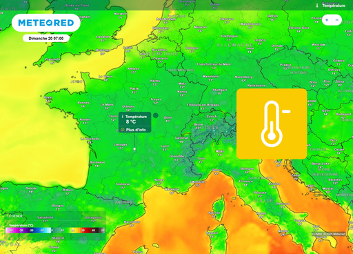 De grandes amplitudes thermiques ce week-end en France : dans ces villes, plus de 20&deg;C d'&eacute;cart entre matin et apr&egrave;s-midi
