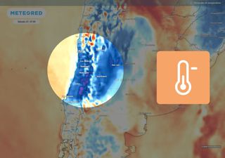 Lluvias este viernes 26 en la zona central: hasta 15 mm en la costa y descenso térmico el fin de semana