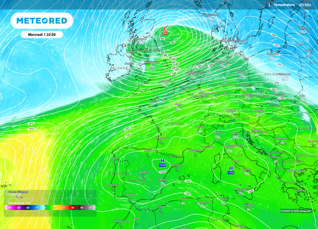Encore de la douceur en altitude d'ici le jour de l'An.