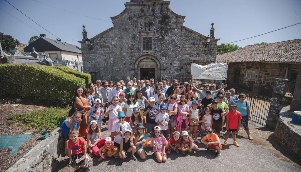 El pueblo ha vuelto a llenarse de vida con jóvenes vecinos. Xunta de Galicia