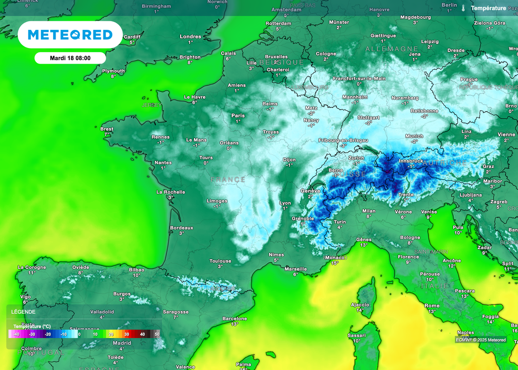 Nombreuses gelées sous abris de prévues pour la matinée de mardi (débutant dans la nuit de lundi à mardi).