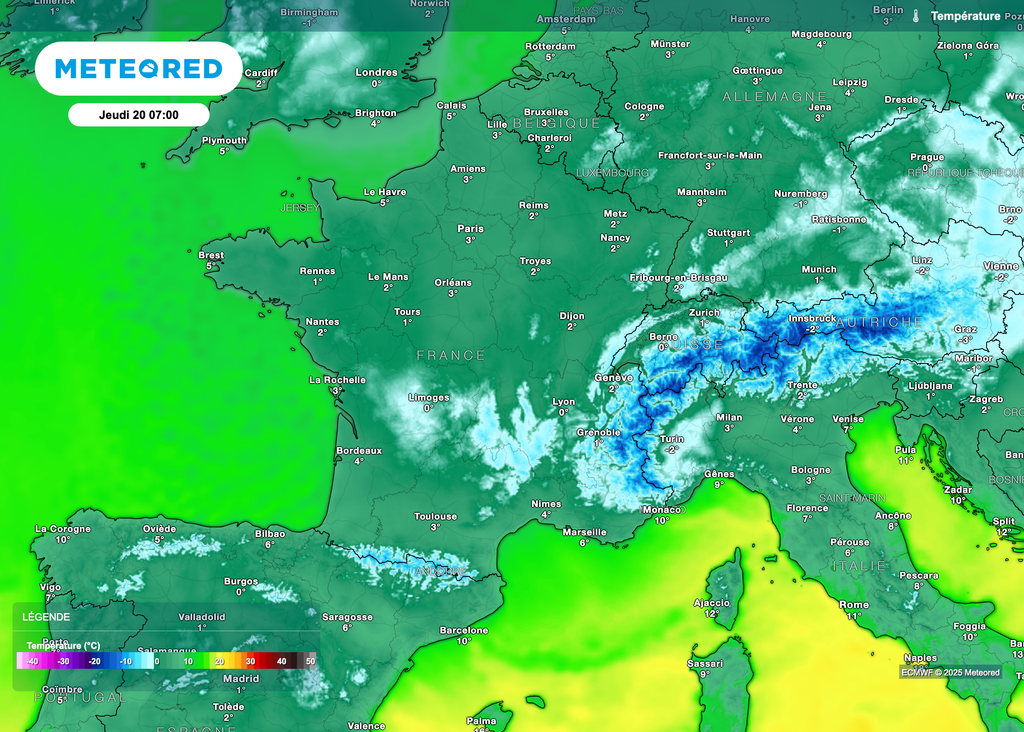 Petit redoux dès mercredi bien que le mercure restera froid.