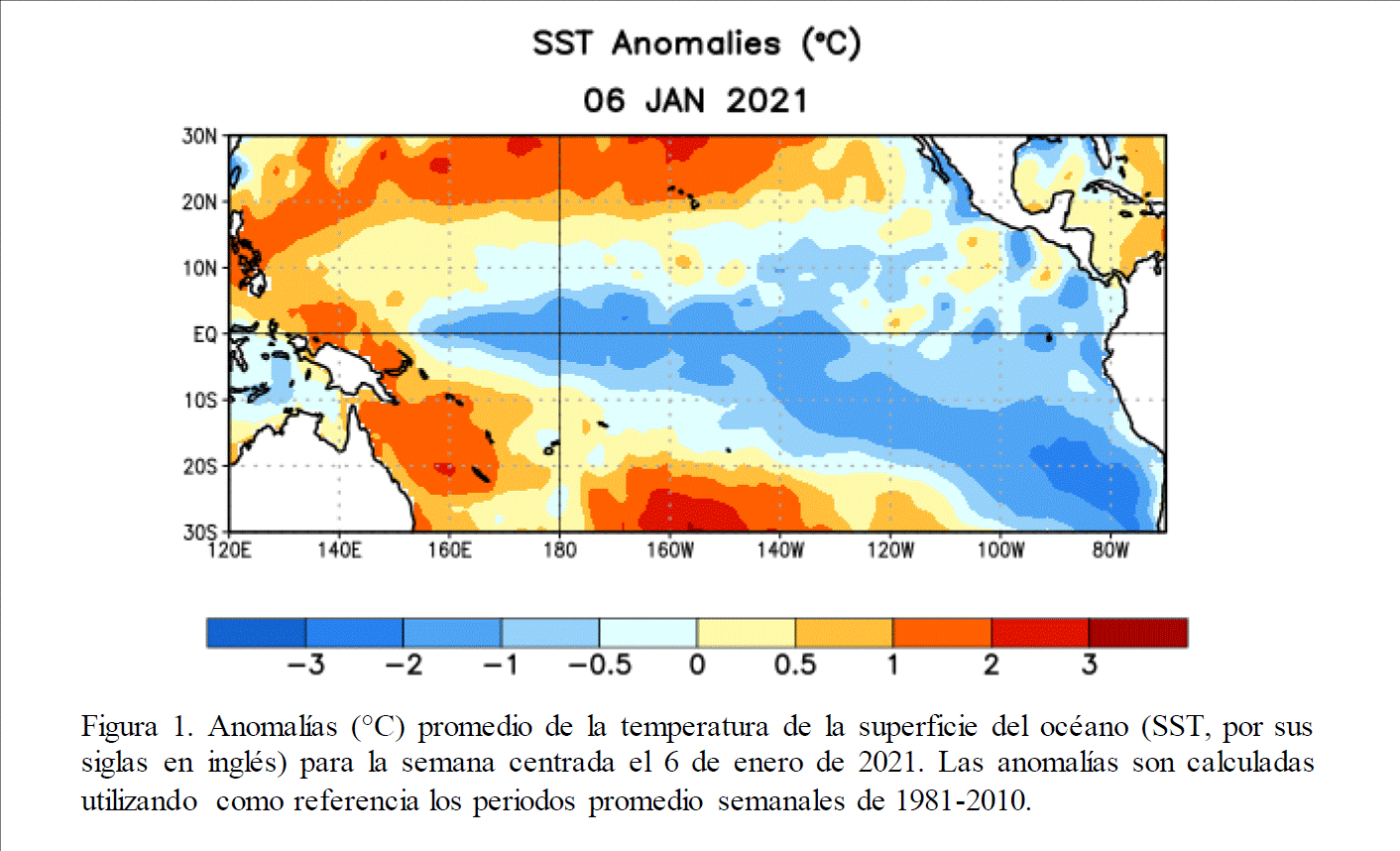 De La Niña a ENSO neutral en primavera de 2021
